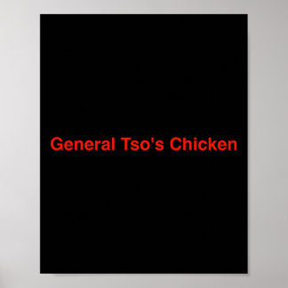 Póster Pollo del General Tso