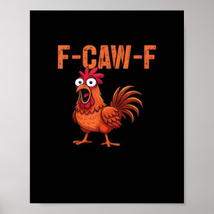 Póster Pollo Divertido Clásico Estilo Moderno y Tendencia