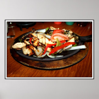 Póster Pollo Fajitas