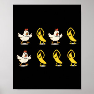 Póster Pollo Nana Bailando