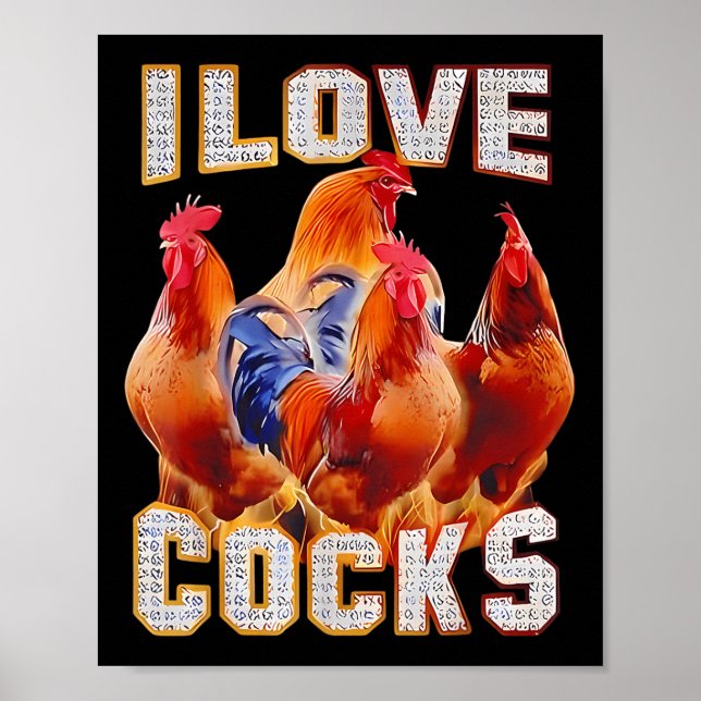 Póster Pollo que amo S (Frente)