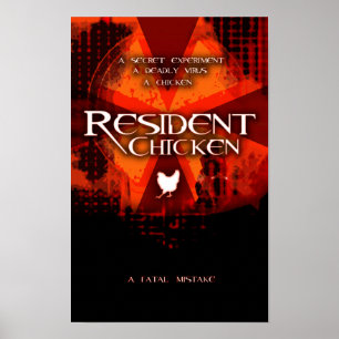 PÓSTER POLLO RESIDENTE