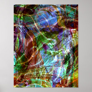 Póster Pollock's Fingerprint