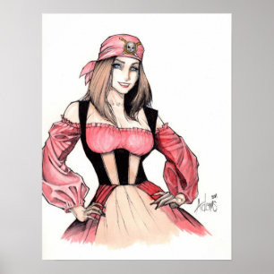 Póster Polluelo del pirata