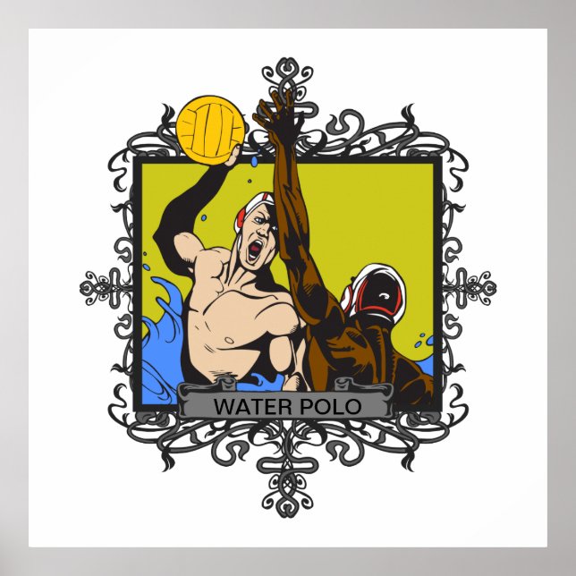 Póster Polo de agua agresivo (Frente)
