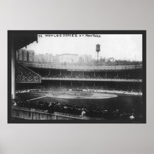 Póster Polo Grounds Series Baseball 1913