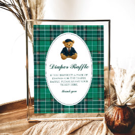 Póster Polo Teddy Bear Diaper Raffle