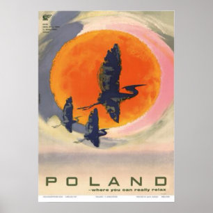 Póster Polonia: Donde usted puede relajarse realmente,