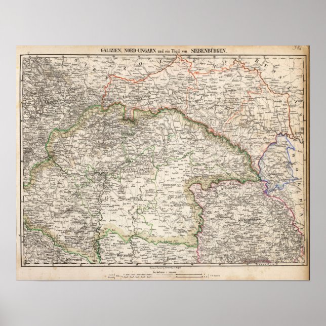 Póster Polonia, Eslovaquia (Frente)