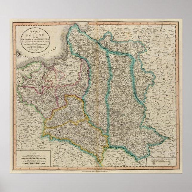 Póster Polonia, Lituania (Frente)