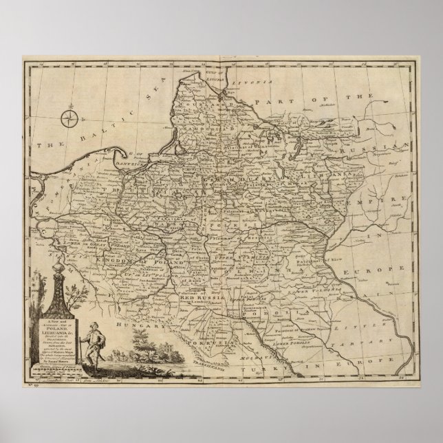 Póster Polonia y Lituania (Frente)