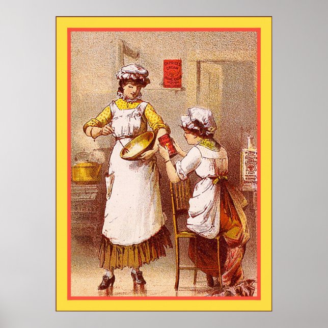 Póster Polvo de crema de Dr. Price ~ 1880-1900 (Frente)
