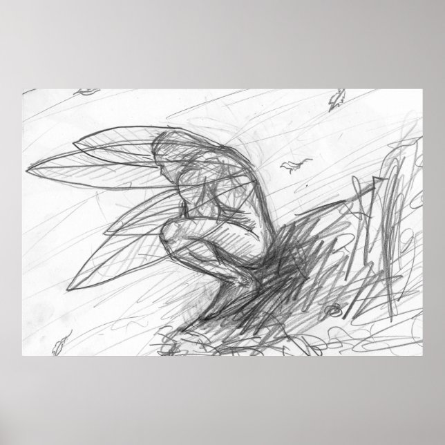 Póster Polvo de encino en el viento (Frente)