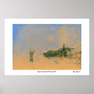 Póster Polvo demoledor B24 Túnez 43