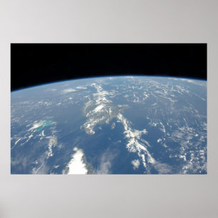 Póster Polvo Saharaui Que Se Incide Hacia Occidente En El