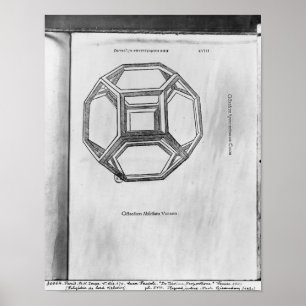 Póster Polyhedron, from 'De Divina Proportione'