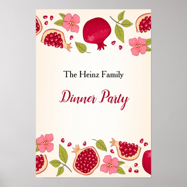 Póster Pomegranate Poster (Frente)