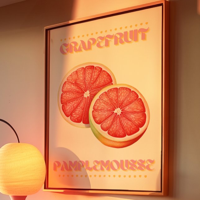 Póster Pomelo | Poster de frutas de Pamplemousse (Subido por el creador)