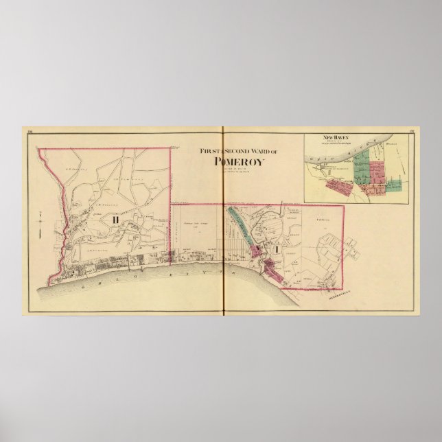 Póster Pomeroy, Virginia Occidental (Frente)