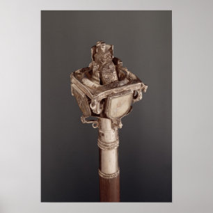 Póster Pommel de la porra consistente que representa