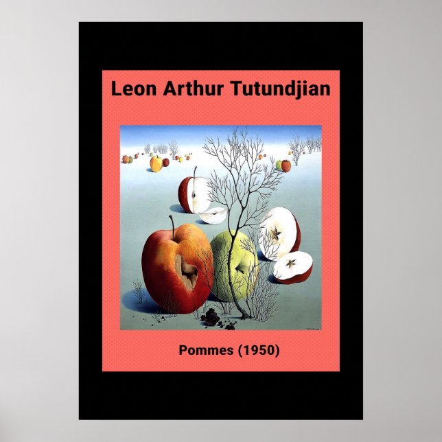 Póster Pommes de Leon Arthur Tutundjian (1950) (Frente)