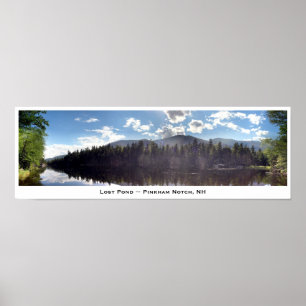 Póster Pond perdido ~ Pinkham Notch, NH