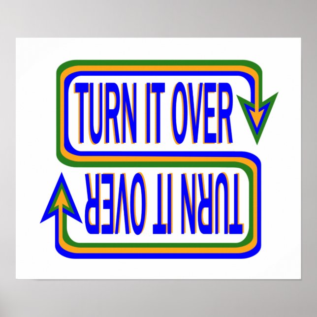 Póster Poner el dedo sobre la cita Inspiradora (Frente)