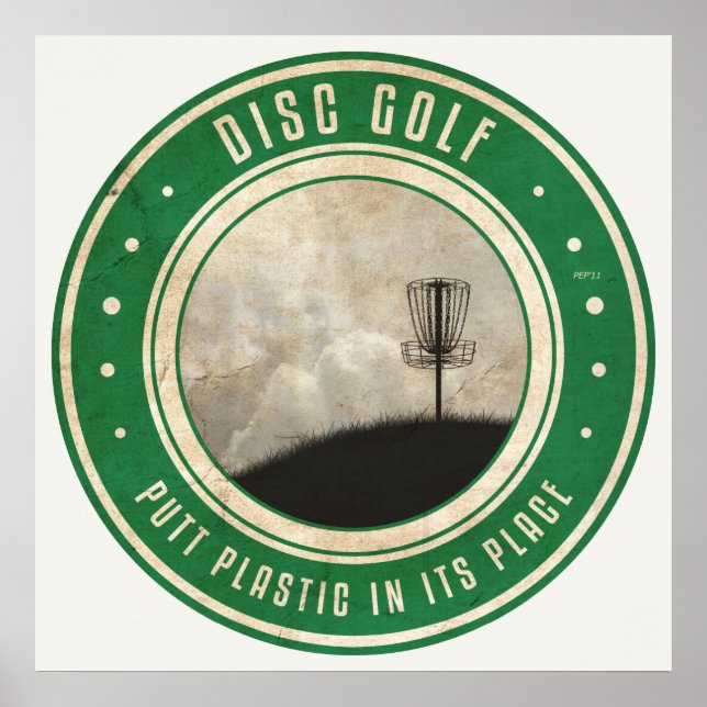 Póster Poner el plástico en su lugar (Frente)