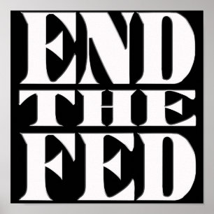 Póster Poner fin a la Fed