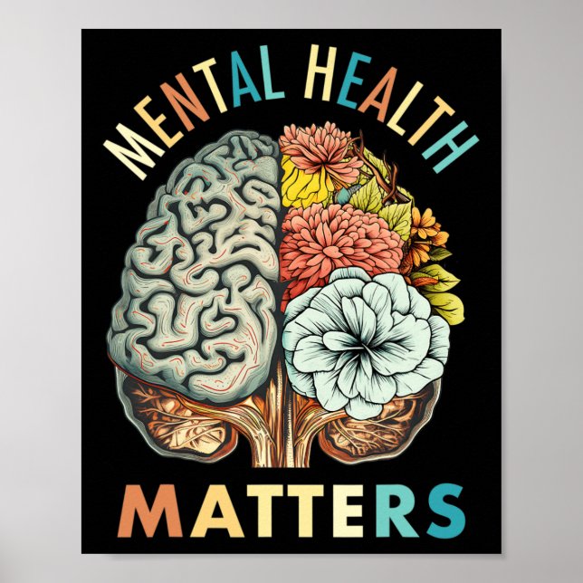 Póster Poner fin al estigma de los problemas de salud men (Frente)