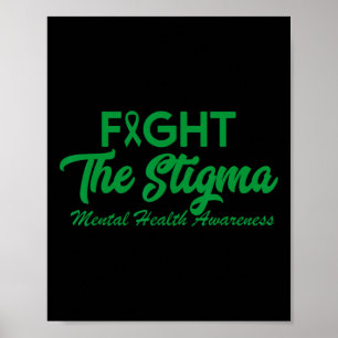 Póster Poner fin al estigma de los problemas de salud men