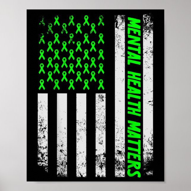 Póster Poner Fin Al Estigma De Salud Mental S Sensibiliza (Frente)