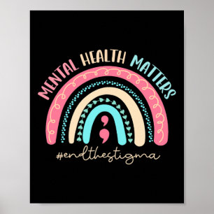 Póster Poner fin al estigma que afecta a la salud mental