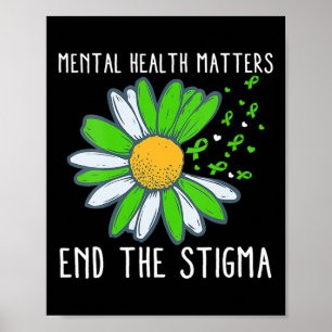 Póster Poner fin al estigma y sensibilizar sobre la salud
