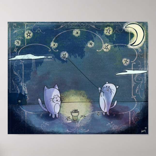 Póster Poner las estrellas en su Sky Print (Frente)