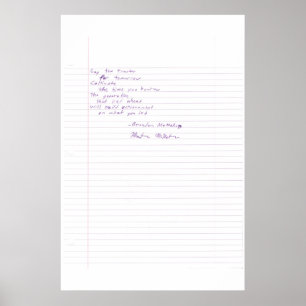 Póster Poner Las Pistas