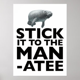 Póster PONERLO AL poster MANATEE