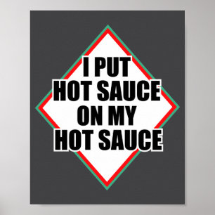 Póster Pongo Salsa Picante En Mi Salsa Picante