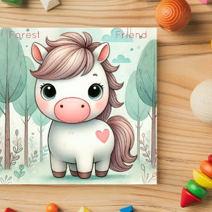 Póster Poni Amigo del Bosque Encantador 