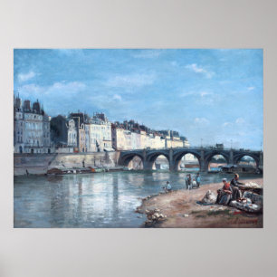 Póster Pont de la Tournelle en París por Stanislas Lépine