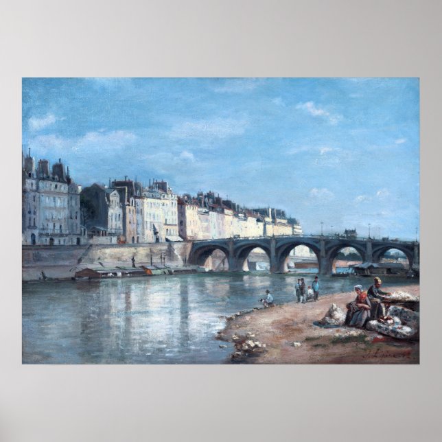 Póster Pont de la Tournelle en París por Stanislas Lépine (Frente)