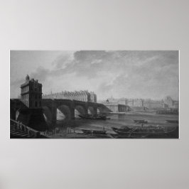 Póster Pont Neuf - París Jean-Baptiste de Nicolas