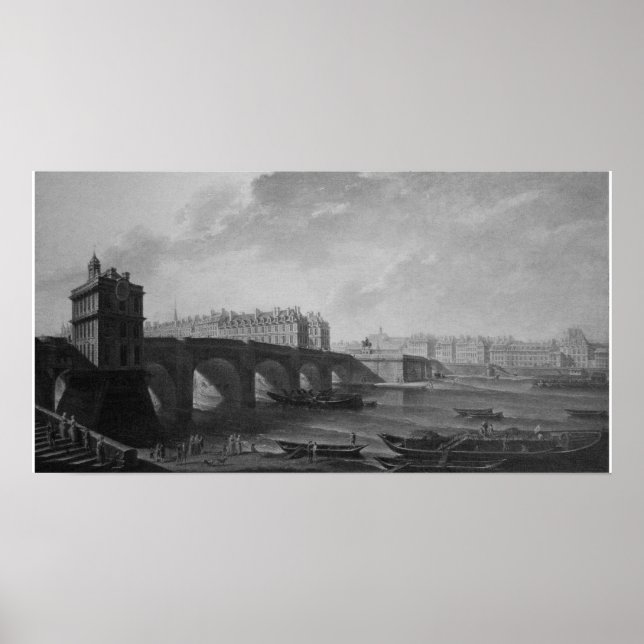 Póster Pont Neuf - París Jean-Baptiste de Nicolas (Frente)