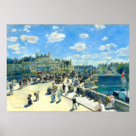 Póster Pont Neuf, París - Pierre-Auguste Renoir