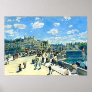 Póster Pont Neuf, París - Pierre-Auguste Renoir