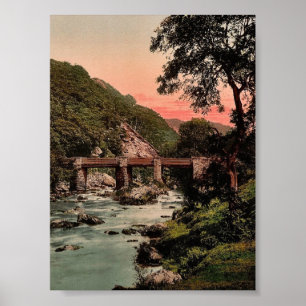 Póster Pont-y-Pair, Bettws-y-Coed (es decir, Betws), Wale