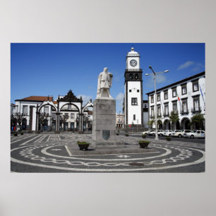 Póster Ponta Delgada, Azores