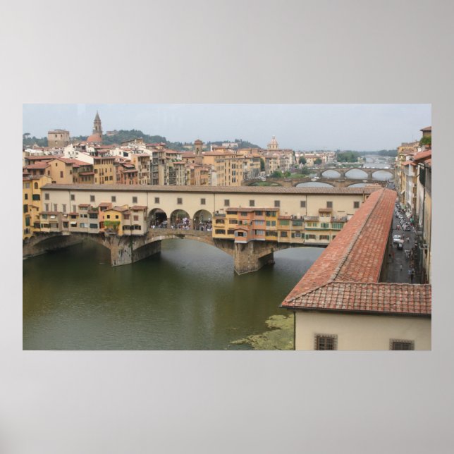 Póster ponte vecchio, florencia (Frente)