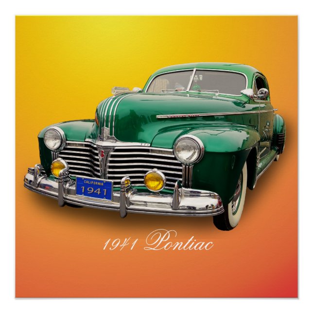 PÓSTER PONTIAC 1941 (Anverso)