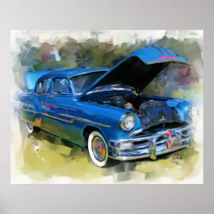 Póster Pontiac 1953